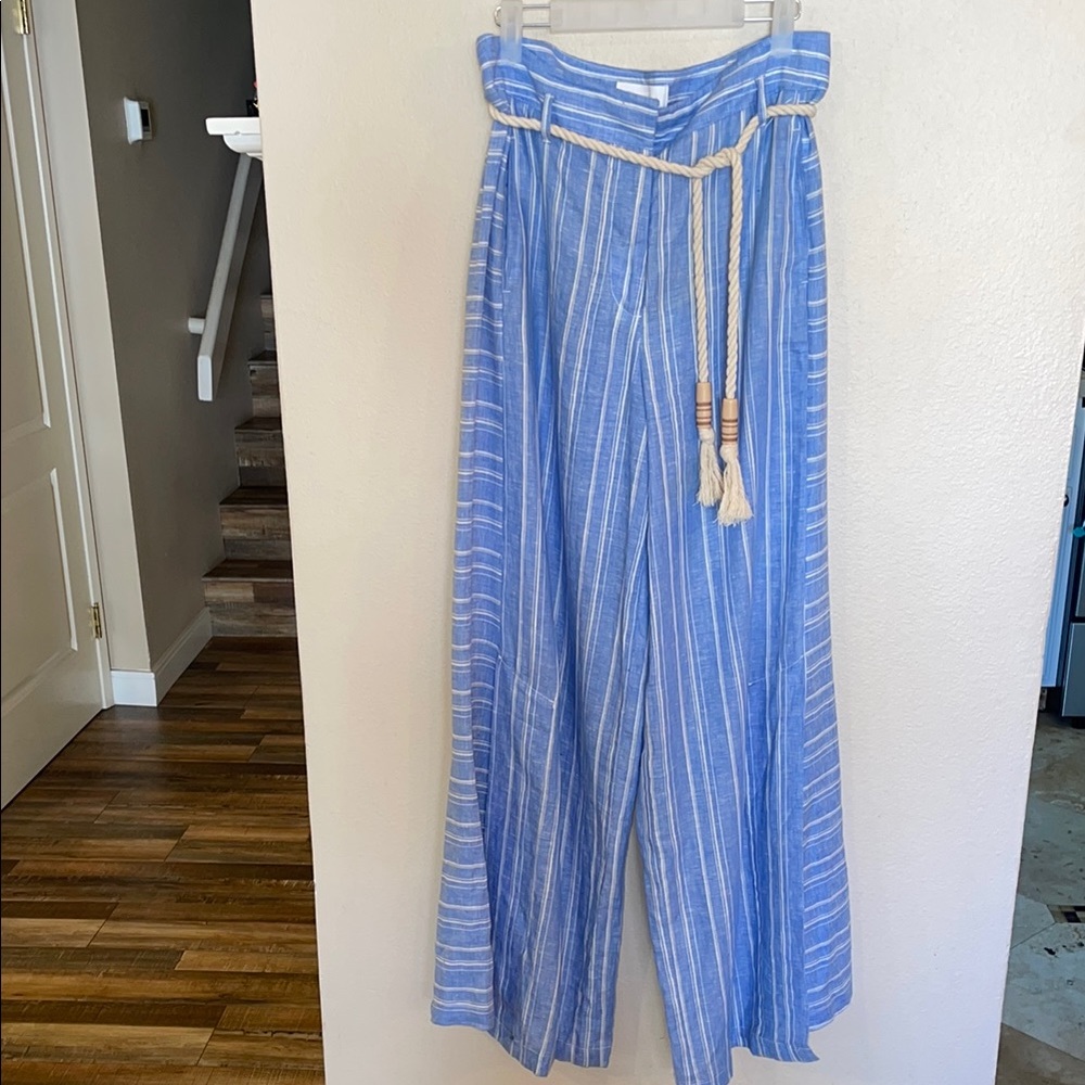 ETT:TWA for Anthropologie wide leg linen pants